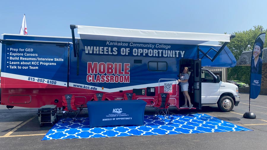 Wheels of opportunity mobile classroom